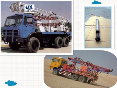 China Truck mounted drilling rig testing for sale