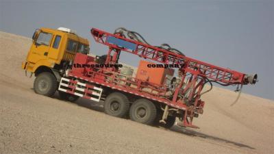 China Truck mounted drilling rig testing in desert TST-150 for sale