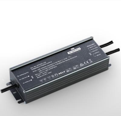 China LED Lighting SPH250-12/15/24/36/48B Inpu90-305VAC 250W 12~48V 3.1A~18A IP67 Waterproof Constant Current dimmable VIVID LED DRIVER for sale