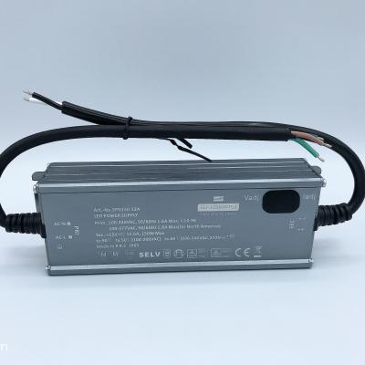 China Waterproof SPG150-A 108-305VAC 100W 12V/24V IP65 Constant Voltage and Constant Current Outdoor Light, LED Street Light Driver SPG150-12/24A for sale