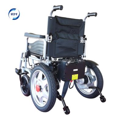 China Steel Foldable Wheelchair Prices Portable Lightweight Electric Wheelchair For Handicapped for sale