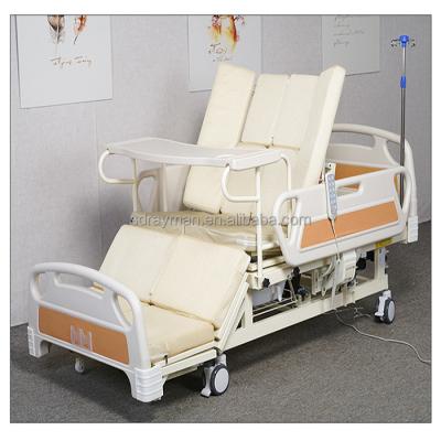 China Elderly Patient Care Electric Adjustable Rotating Hospital Clinic Hospital Beds Rotating Nursing Price for sale