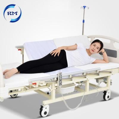 China Health care ABS material all copper motor5 function electric hospital bed for sale