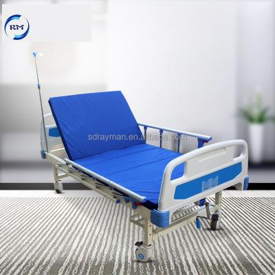 China Cheap 2 Functions OEM Factory Price Single Manual Crank Hospital Beds Medical Price Used for sale