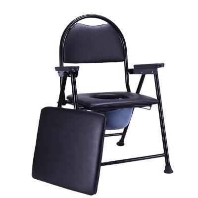 China Comfortable Mobile Toilet Chair For Rehabilitation Medical Potty Chair For The Elderly for sale