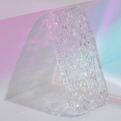 China Europe 2022 High Quality Glass Bricks Crystal Hanging Glass Blocks Clear For Glass Wall Building Construction Decoration for sale