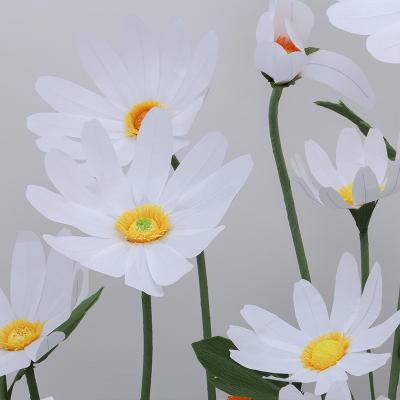 China Europe Amazon Best Selling Colorful Daisy Flower Handmade Giant Paper Artificial Flowers Indoor and Outdoor Decoration Wedding for sale