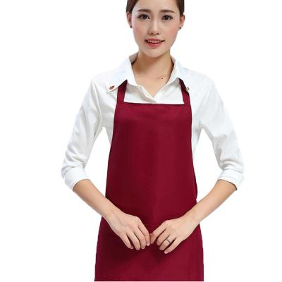 China Baking Mat OEM Chef Cooking Black Grilling Apron Bib Kitchen Apron BBQ With Customized Logo With Pocket 2 for sale