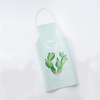 China Wholesale Waterproof PU Cleaning Kitchen Cooking Long Apron Grilling Apron For Women Custom Size Apron for sale