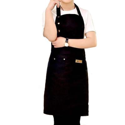 China Wholesale Adjustable Polyester Kitchen Apron Bar Uniforms Apron Cleaning Apron Waitress for sale