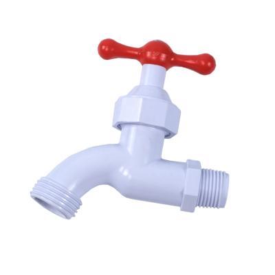 China Factory Price Modern Wholesale Cheap PVC Plastic Bibcock Wall Mounted Bibcock for sale