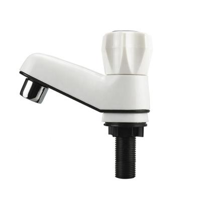 China Metered Faucets Thickened Material 1/2 Inch PVC PP Faucet Water Pillar ABS Cock Pillar Plastic Basin Bibcock Faucets Wear Resistant for sale