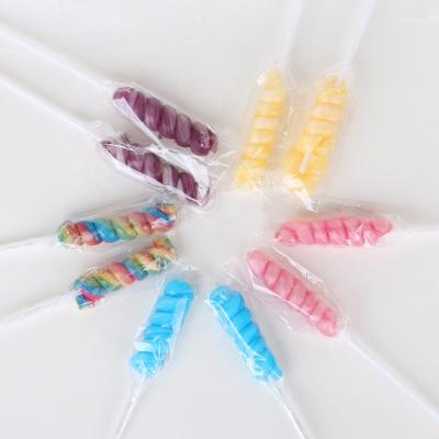 China Mini Bag Pack 12g Hard Candy Sweet Lollipop Natural Fruity Colorful Unicorn Shape for sale