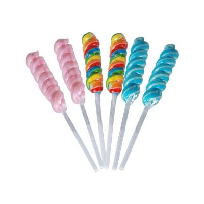 China Natural Shape Mini Twisty Unicorn Confectionery Swirl Rainbow Fruity Candy In Box Package for sale