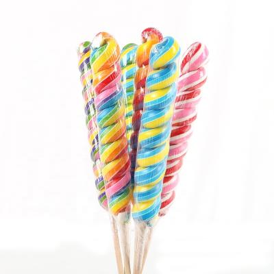 China Multi-fruit Natural Flavor Handmade Unicorn Shape Solid With Wooden Stick Lollipop Candy for sale