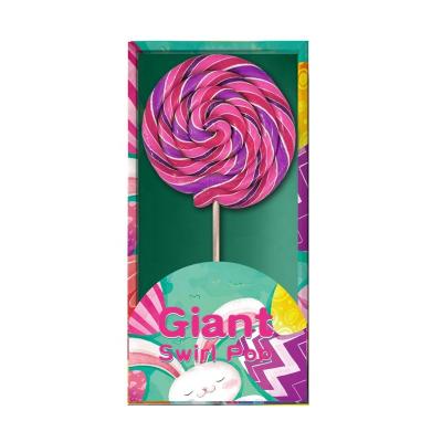 China Full Size Easter Lollipop Swirl Lollipop Gift Pack Individual Fruity Handmade Lollipop 500g Hard Candy for sale