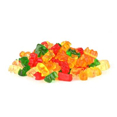 China Natural Hot Selling Bear Shape Round Jelly Gummy Candy With Muti-fruit Flavor For Party for sale