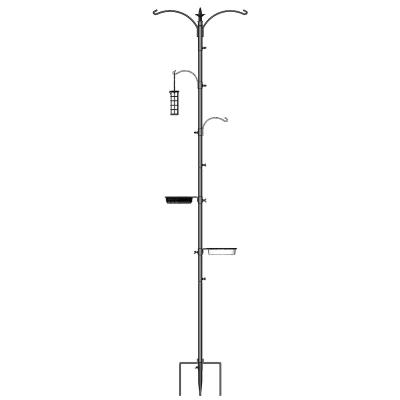 China High Quality Bird Station Kit Bird Feeder Pole Wild Stocked Feeding Hanging Kit for sale