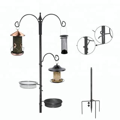 China Stocked Most Popular Metal Bird Feeder Hanger Outdoor Wild Bird Attraction Feeding Station For Sale for sale