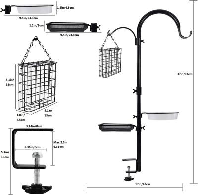 China Multi Bird Feeder Hook Bird Feeder Hanger Bird Feeders Wind Outdoor Wild Bird Feederstation for sale