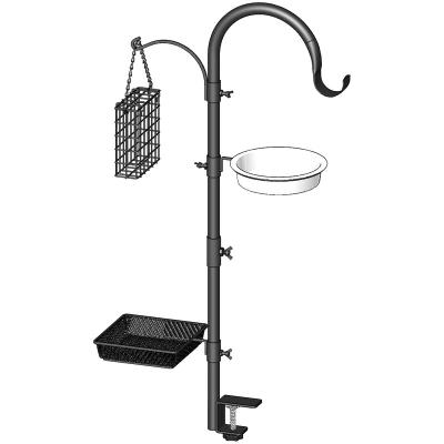 China BIRD FEEDER Bird Feeder Holder Platform Hook Bird Feeder Pole Bird Bath Station Kit for sale