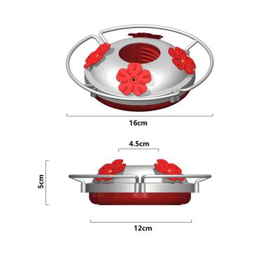 China Sustainable Outdoor Water Hanging Feeder For Birds Humming Bird Feeder Waterproof And Non-Toxic Large Nectar Capacity, 4 Feeding Stations for sale