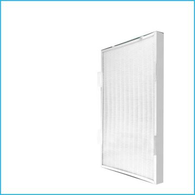 China Home Use Mini Pleated Electrostatic Material H12 H13 H14 HEPA Filter For Amway Air Purifier for sale