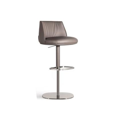 China Factory direct sales PU kitchen bar stool modern durable leather swivel bar stool adjustable height bar stool chairs for sale