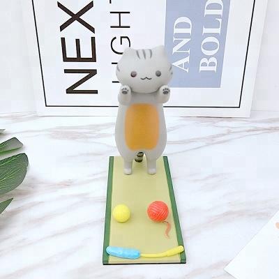 China ABS Cute Cat Desktop Cell Phone Stands Smartphone Holder For Phone for sale