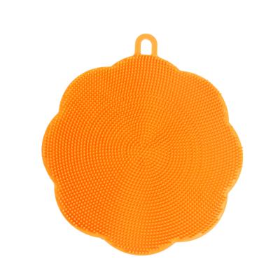 China Viable Manufacturer Direct Wholesale High Quality Waterproof Custom Silicone Scrubber Sponge Brush for sale