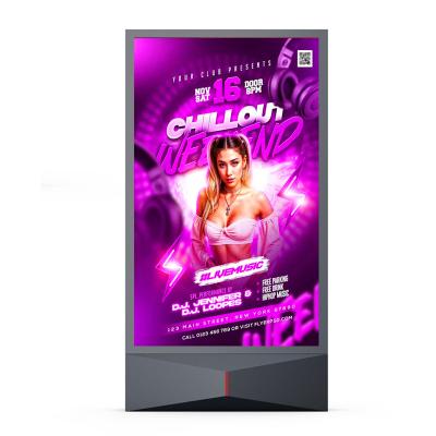 China IP65 resistente al agua 3840hz P4 P5 P6 P8 P10 10000nits mupi digital de la señalización exterior LED pantalla digital en venta