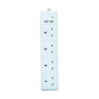 China Convenient Wholesale BS Power Strip Adapter USB R-U Type GCC Approved Gmark Driver Cable Extension Socket for sale