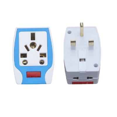 China Residential / General Purpose AC Travel Adapter Converter Universal Mains Power Extension Plug European UK To Universal 6A 250V for sale