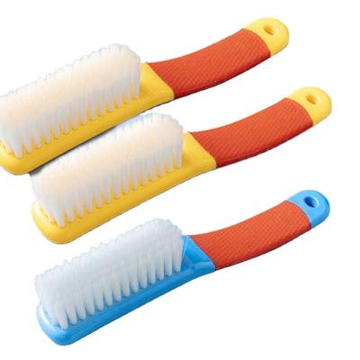 China Fuction Horse Hair Suede Shoe Cleaning Plastic Leather Shoe Polish Brush for sale