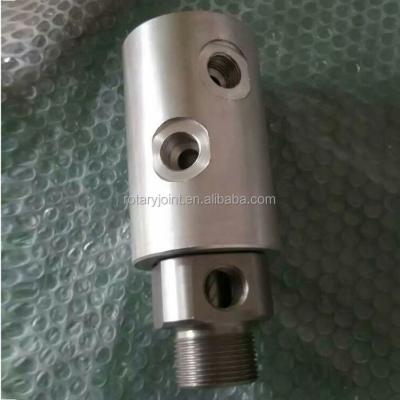 China Carbon Steel 2 Ports Rotary Joint Hinged And Hydraulic Pressure Rotary Union for sale