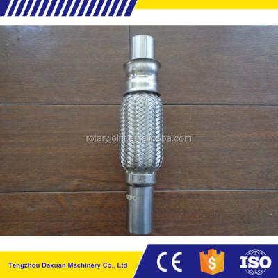 China Flexible 304 or 201 stainless steel exhaust pipes with nipple for sale