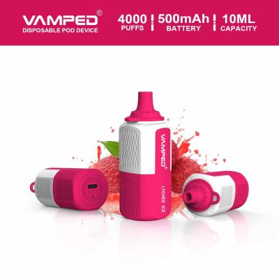 중국 Lychee Ice 3.5V 67g Rechargeable Disposable Vape Mesh Coil 32*32*84.5mm 판매용