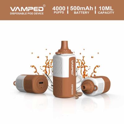 China Espresso Vamped PC Small Disposable Vape 500mAh Battery 3.5% Nicotine Strength en venta