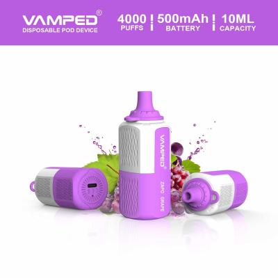 China Zapo Grape 3.5V PC Rechargeable Disposable Vape 1.2ohm Resistance Te koop