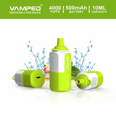 China Peach Apple 10ml Rechargeable Disposable Vape Device PC Shell 3.5% Nicotine à venda