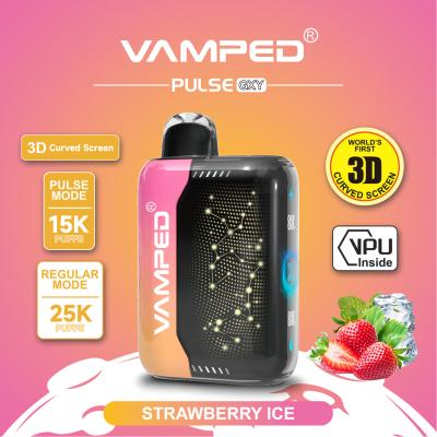 China Plastic Vamped-small grenade wegwerp vape met 0,8 ohm weerstand en 25000 puffs Te koop