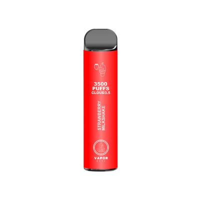 China 3500 Hauch-rotes flaches Mundstück Vape Pen Portable Pod System 1500mAh zu verkaufen