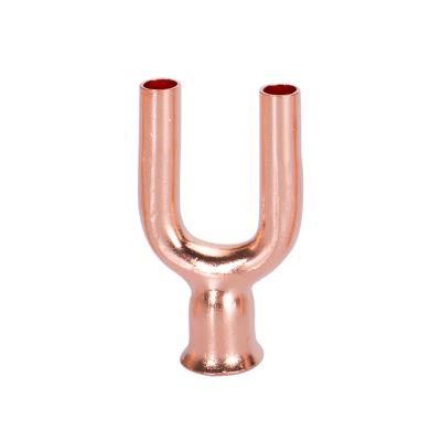 China Hot-selling industrial copper y shape/y branch air conditioner y type tee/3 way joint for sale