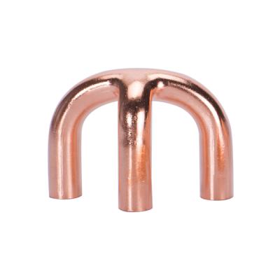 China China High Quality Industrial Tripod Return Bends, 3 Way Elbow Pipe, Three Way Copper Tube Fittings Factory For Sale for sale