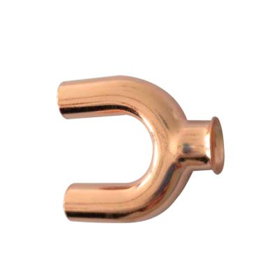 China Refrigeration Fittings China Supplier Air Conditioner Parts Y Copper Tee Pipe Fitting On Sale for sale