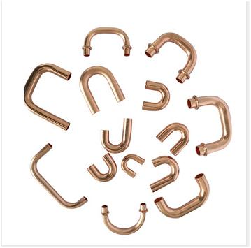 China ISO9001 Refrigeration Carrier Air Conditioner Parts Bending 10mm Copper Pipe 180 Degree Bend Return Copper Custom for sale