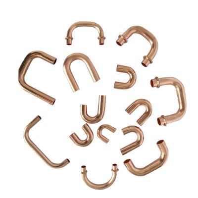 China Refrigeration Fittings Different Degree Copper U Elbow For Refrigeration Fittings for sale