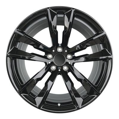 China Aluminum Gloss Black 17 18 19 20 21 22 Inch Car Rims Alloy Forged 6061aluminum Wheel For BMW for sale