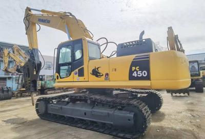 China PC450 - 8 da esteira rolante cubeta hidráulica de With 2.1m3 da máquina escavadora de KOMATSU da mão em segundo de 45 toneladas à venda