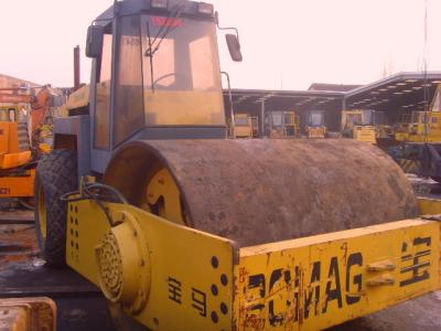 China Bomag Bw217d machen doppelte gemachten Trommel-Vibrationswalze-den neuen Malerei-Deutschen glatt zu verkaufen